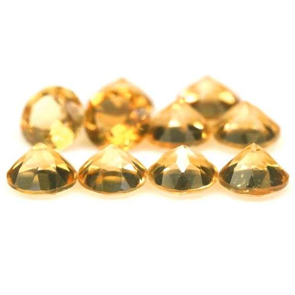 Ravishing 12.45ct top golden eye clean Citrine set