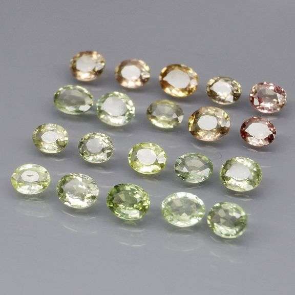 Fancy color 3.64ct Heated Only Sapphire set