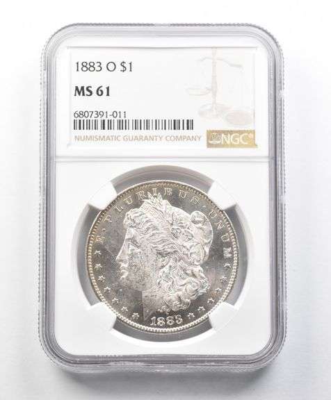 MS61 1883-O Morgan Silver Dollar NGC Great Contrast