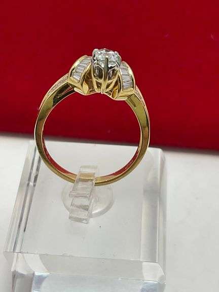 CERTIFIED BRAND NEW 18K YELLOW GOLD DIAMOND RING