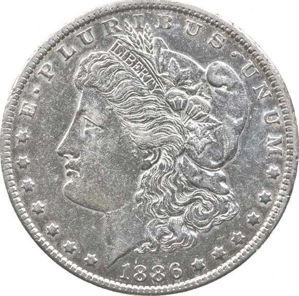 1886-O Morgan Silver Dollar VAM-1A Clashed E