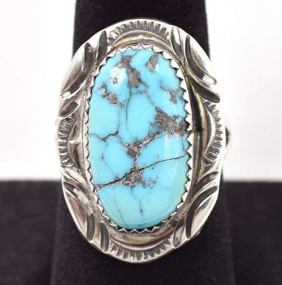 Sterling Silver Turquoise Gemstone Ring