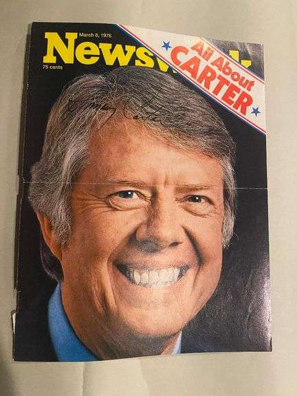 Jimmy Carter Signed Time Magazine March 8 1976 Issue