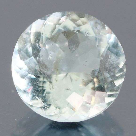 High Fire 2.23ct platinum blue Aquamarine
