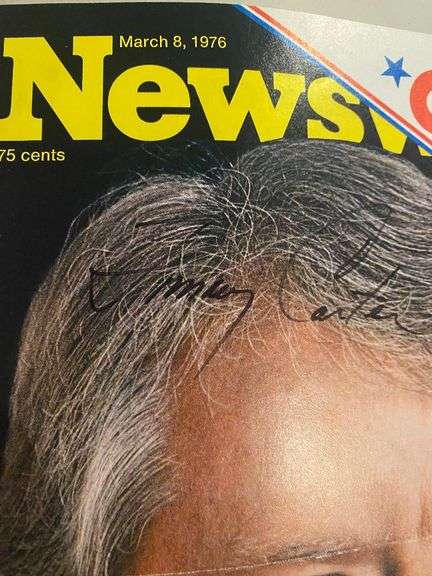 Jimmy Carter Signed Time Magazine March 8 1976 Issue