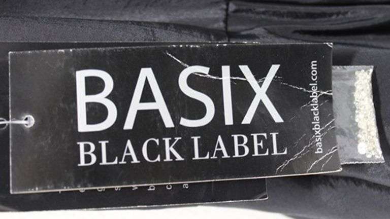 Basix Black label, brand name dress