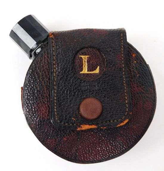 Vintage Moon & Star Perfume Bottle with Case