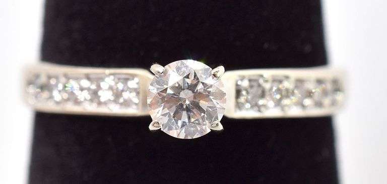 Astounding 14K White Gold Diamond Ring