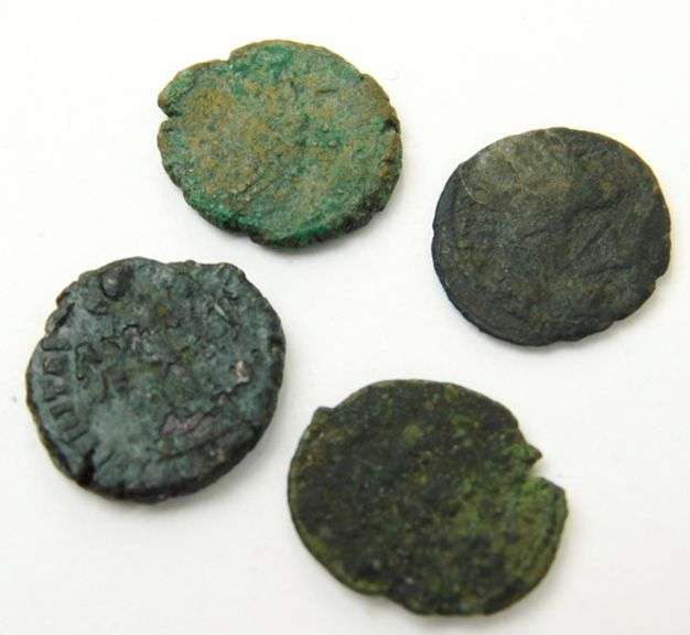 4 Roman Ancient Crusader Coins