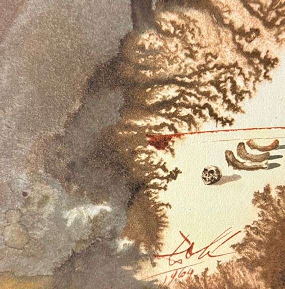 Extremely Rare and Collectible Salvador Dali Lithograph From 'Biblia Sacra' Suite