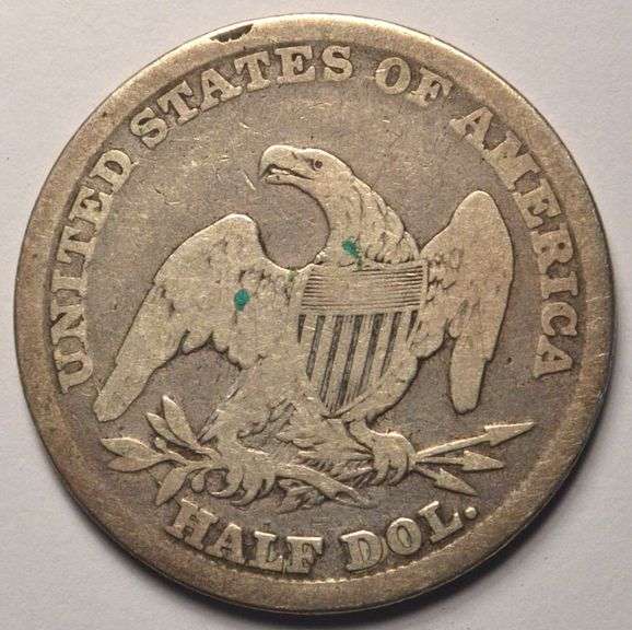 1838 Capped Bust Half Dollar Damaged