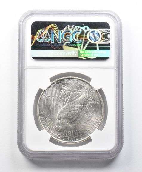 BU 1923-D Peace Silver Dollar NGC