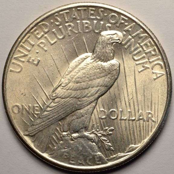 1925 Peace Silver Dollar BU