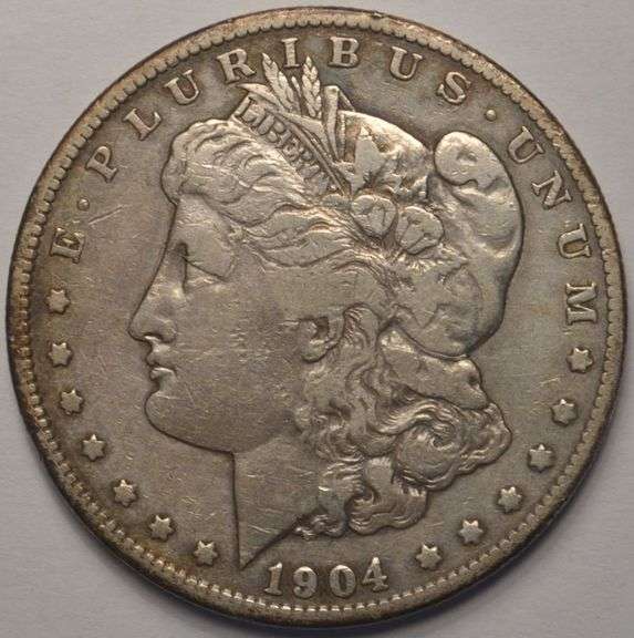 1904-S Better Date! Morgan Silver Dollar, Circulated.