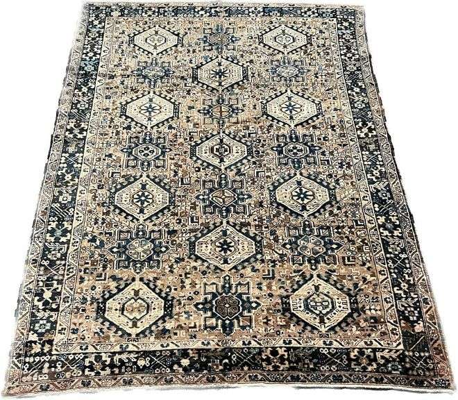 Semi Antique Persian Karajeh 8.6x11.4