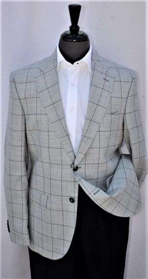 Designer Modern Fit Sport Coat By Galante, Made In Italy