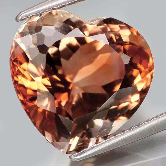 Charming 8.93ct heart cut Imperial Topaz