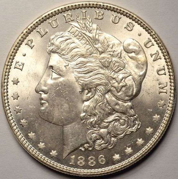 1886 Morgan Silver Dollar