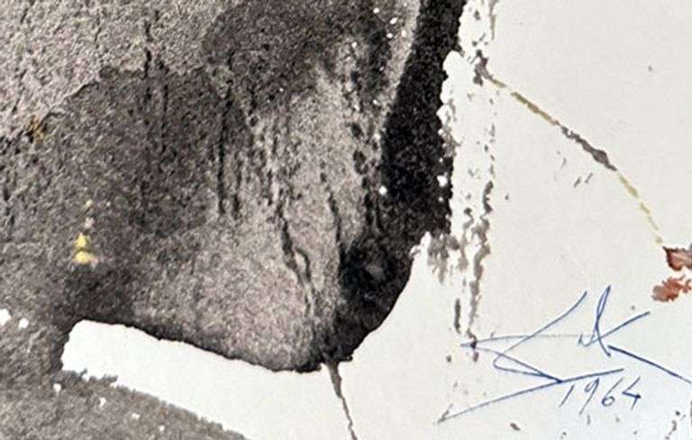 Extremely Rare and Collectible Salvador Dali Lithograph From 'Biblia Sacra' Suite