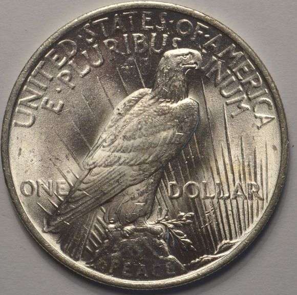 1923 Peace Silver Dollar BU
