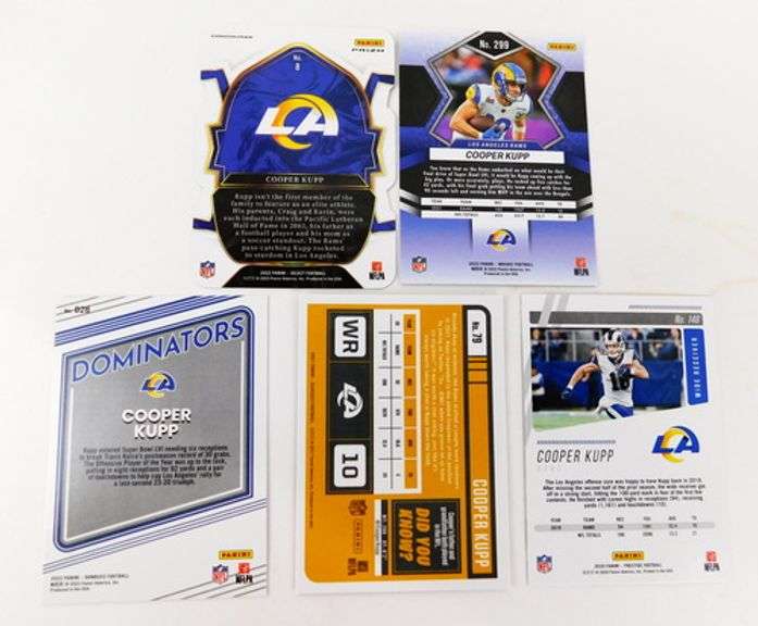5 Cooper Kupp Football Cards