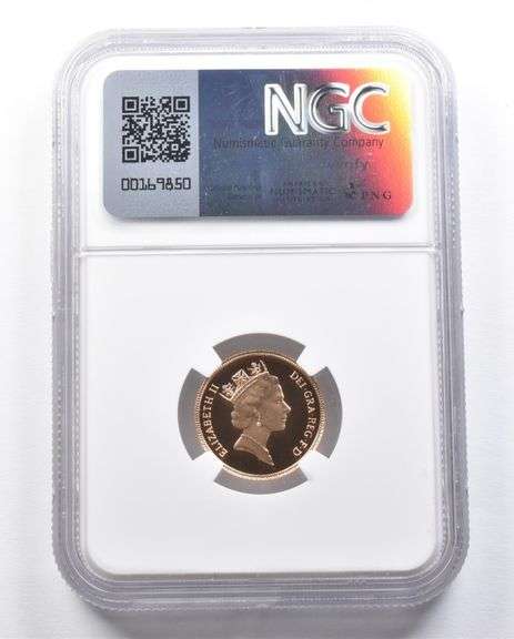 1987 Great Britain 1/2 Sovereign PF70 UCAM NGC