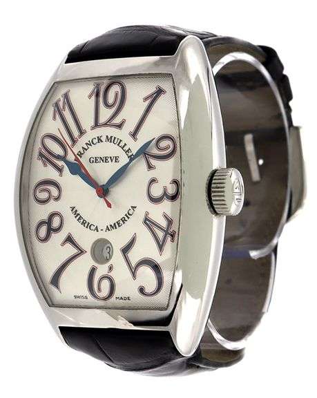FRANCK MULLER America-America 8880, 40 X 47 mm, Silver Dial, Stainless Steel Watch