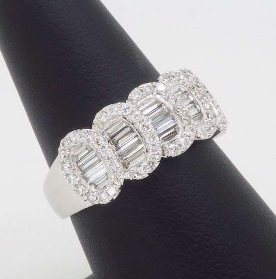 Intricate 1.15CTW Diamond Band Ring
