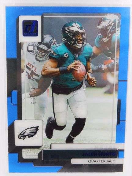 Jalen Hurts Graded Gem MT 10 Football Card, 42 of 99