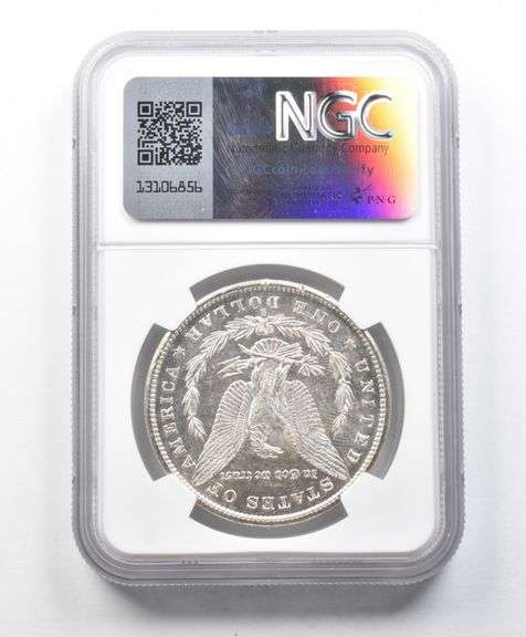 MS62 1880-S Morgan Silver Dollar NGC Great Contrast