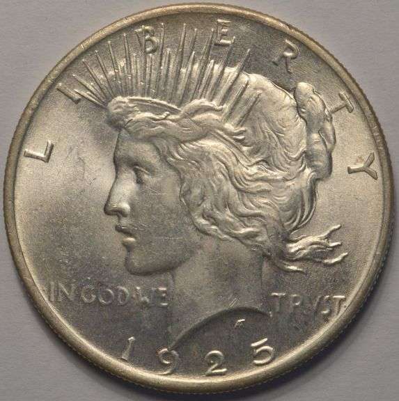 1925 Peace Dollar Flashy BU