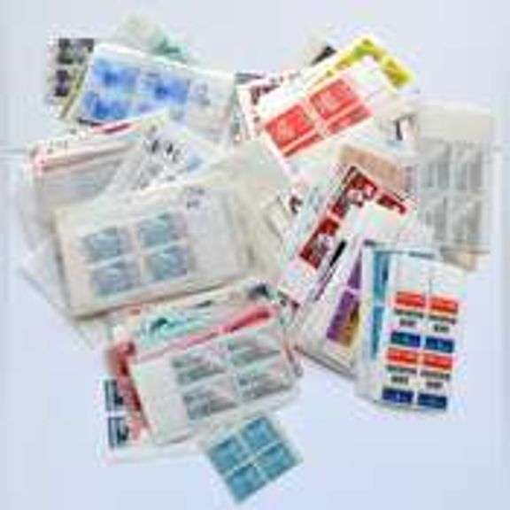 200 5 Cent Mint US Plate Blocks $40 Face Value