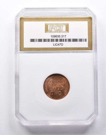MS68 RD 1947-D Lincoln Wheat Cent PCG