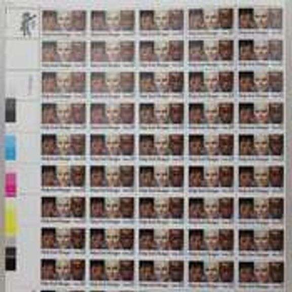 $121 Face Value In Mint 22 Cent US Comm Sheets
