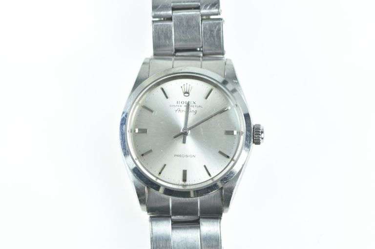 Rolex Air King Stainless Model 5500 1950's Men's Watch