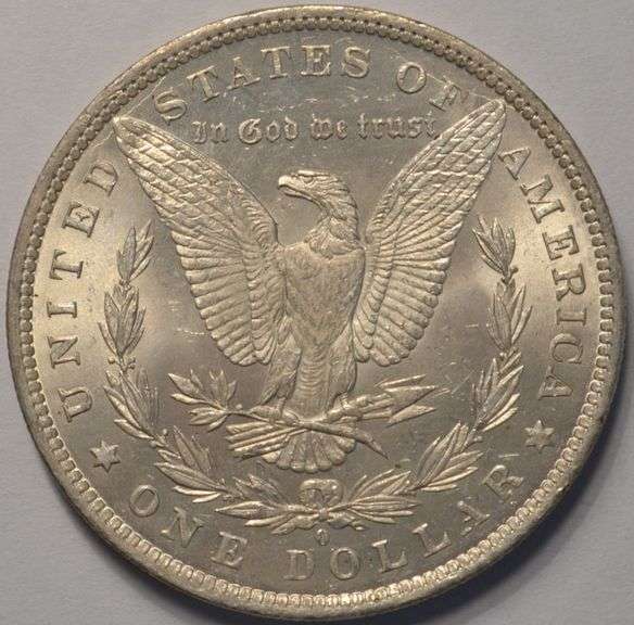 1883-O Morgan Silver Dollar, Circulated.