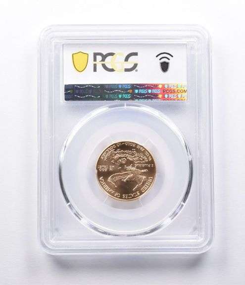 MS70 1998 $10 American Gold Eagle 1/4 Oz Gold PCGS