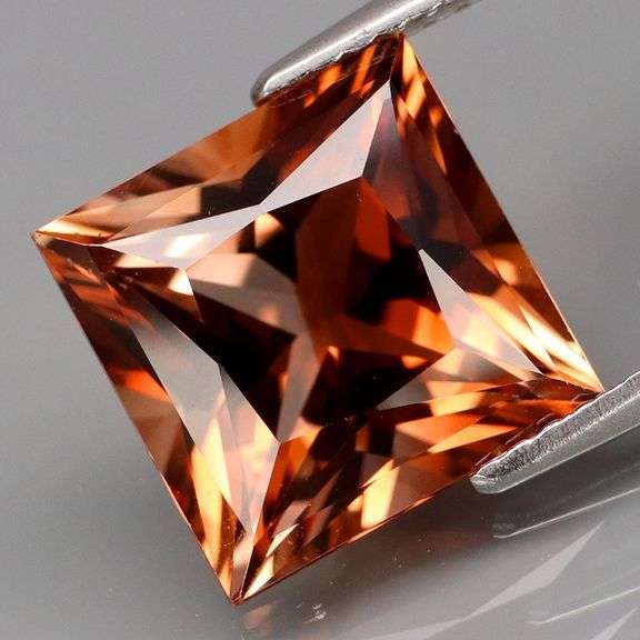 AAA 5.53ct eye clean radiant princess cut Imperial Topaz