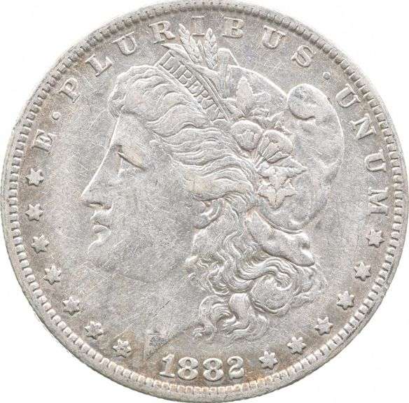 1882-O/S Morgan Silver Dollar VAM-3