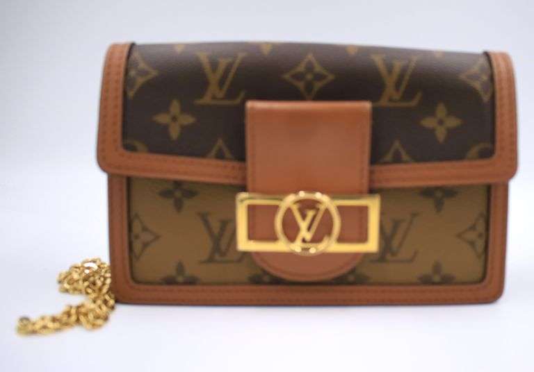 Louis Vuitton Dauphine chain wallet