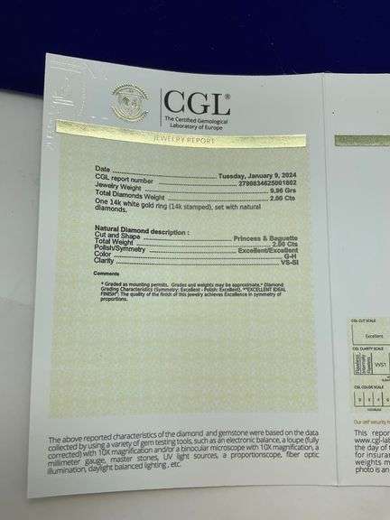 MEN'S CERTIFIED BRAND NEW 14K  WHITE GOLD DIAMOND RING