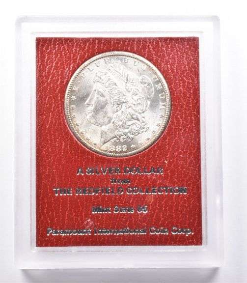 MS65 1882-S Morgan Silver Dollar Redfield Collection Paramount