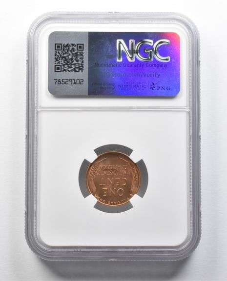 MS67 RD 1941-S Lincoln Wheat Cent NGC