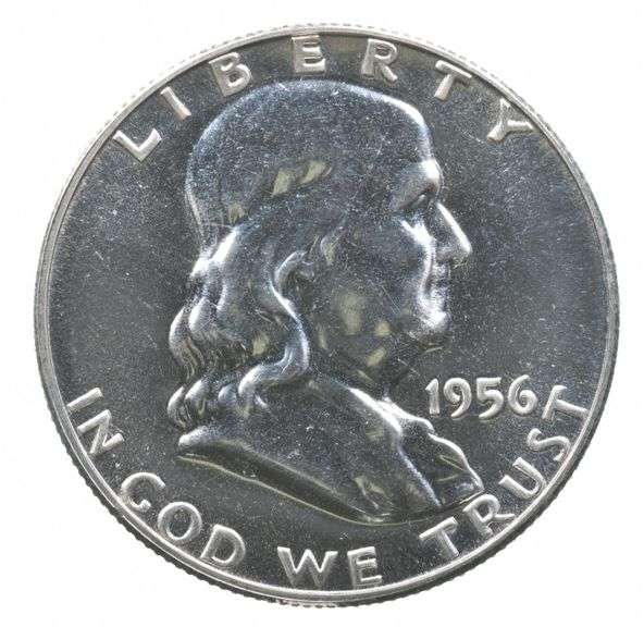 1956 Type 2 Franklin Half Dollar