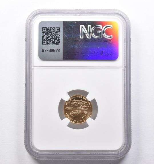 MS70 1991 $5 American Gold Eagle 1/10 Oz Gold NGC