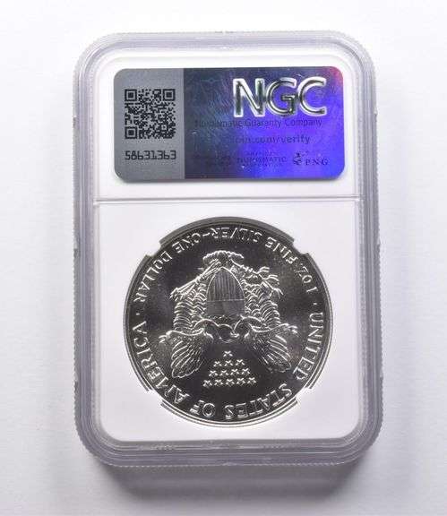 MS70 1988 American Silver Eagle NGC