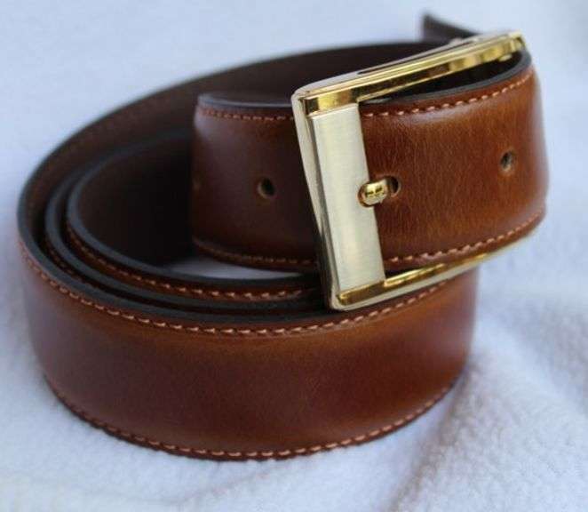 Classy Fine Quality Leather Belt, Made In Italy