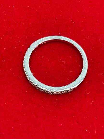LADIES SCOTT KAY 14K WHITE GOLD DIAMOND BAND
