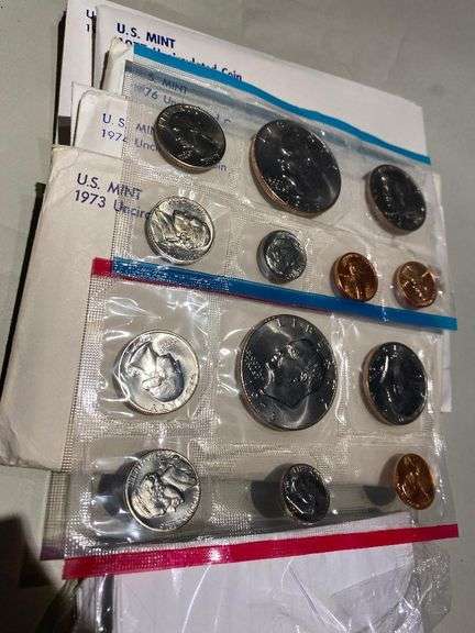 1973-1979 US Mint Sets.