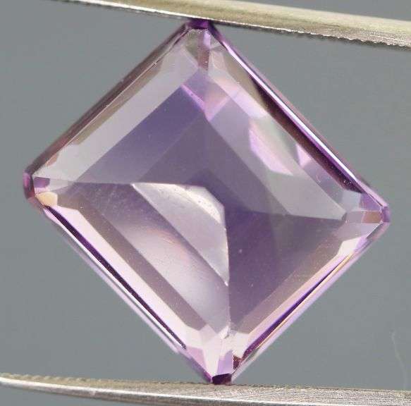 Superb 9.60ct emerald cut Amethyst